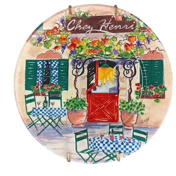 Vintage Anne Ormsby Santa Barbara Bistro Platter and Three Plates - Picture 3 of 13